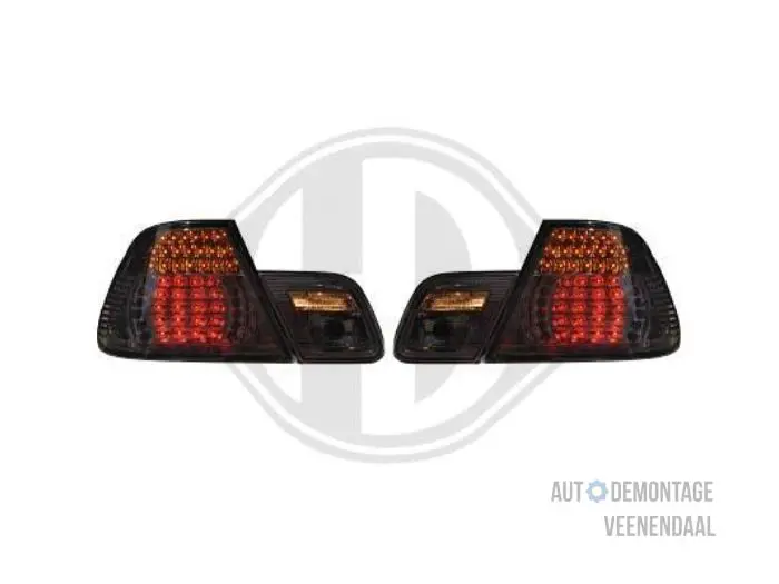 Set of taillights, left + right BMW 3-Serie
